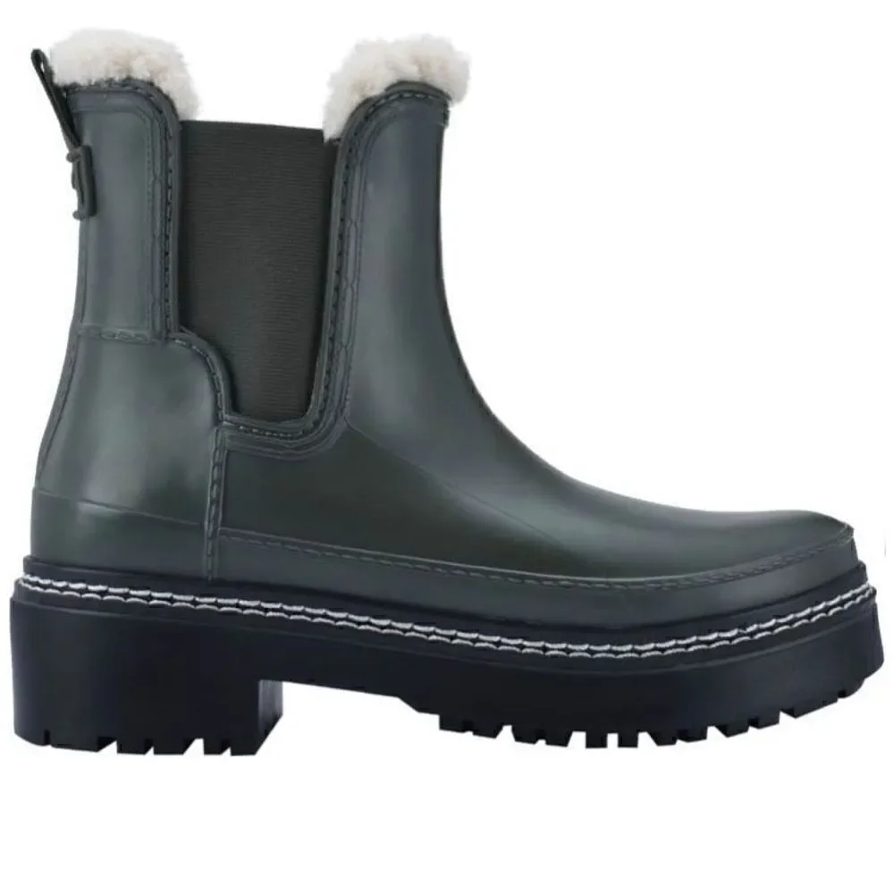 Marc Fisher Fargo Waterproof Dark Blue Boot NWT Size 6